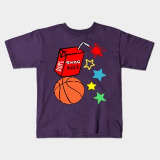 Juice Boyz Basketball Squad Warmup Jersey (Style 2) Kids T-Shirt